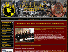 Tablet Screenshot of foolsinternational.com